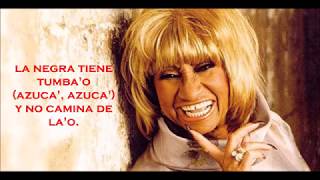 Celia Cruz La negra tiene tumbao lyricsletra [upl. by Eimam]