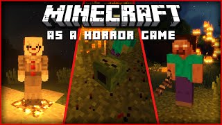 12 Mods That Turn Minecraft into a Scary Horror Game [upl. by Renrut949]