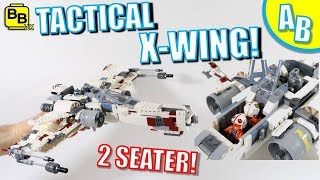 LEGO TACTICAL XWING 75218 ALTERNATIVE BUILD [upl. by Aray]