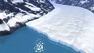 Animation How a Glacier Melts [upl. by Eiraminot]