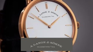 SAXONIA THIN – A Lange amp Söhne [upl. by Rebmetpes]