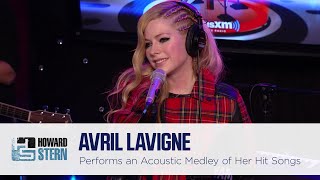 Avril Lavigne Performs an Acoustic Medley on the Stern Show 2013 [upl. by Belshin356]