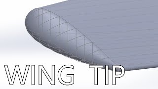 How to Model Wing Tips in SolidWorks  Aeolus [upl. by Rossner]