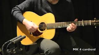 part 6 mic comparison cardioid vs hypercardioid on acoustic guitar [upl. by Deeanne]