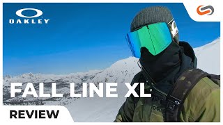 Oakley FALL LINE XL Snowboarding Goggles are 🔥 SportRx [upl. by Brnaby]