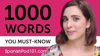 1000 Words Every Spanish Beginner Must Know [upl. by Anjela985]