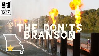 Branson  The Donts of Visiting Branson Missouri [upl. by Ahsienar]