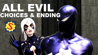 All Evil Choices and Evil Ending  SpiderMan Web of Shadows [upl. by Mota]