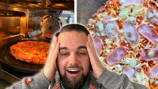 Pizza aus der Mikrowelle 🔥  Wie funktioniert der Doppelgrill [upl. by Lavoie497]