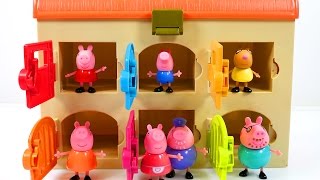 Mejores Videos Para Niños Aprendiendo Colores  Peppa Pig Friends and Family Clinic Learning Colors [upl. by Amitak934]