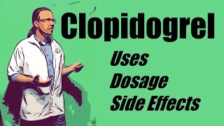 clopidogrel 75 mg uses dosage and side effects [upl. by Choo]