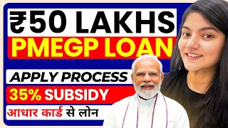 PMEGP Loan Process  PMEGP Loan Apply Online  Govt Loan Scheme 2024 [upl. by Nnilsia689]