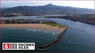 La plage de Hendaye vue du ciel [upl. by Refinne]