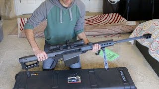 New Rifle  Barrett M82A1 50 BMG Unboxing [upl. by Brande]