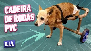 COMO FAZER CADEIRA DE RODAS PARA CACHORRO E GATO [upl. by Boj]