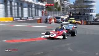 2021 Monaco historic Grand Prix All crashes contacts and issues from race day [upl. by Ward]