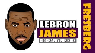 LeBron James Biography for students Highlights  Sports History  NBA Basketball Legend [upl. by Schweitzer]