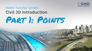 Civil 3D Tutorial 1 Points [upl. by Fonda]