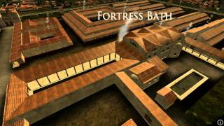 Animation of ancient Roman Fort in Caerleon Wales [upl. by Ideih395]