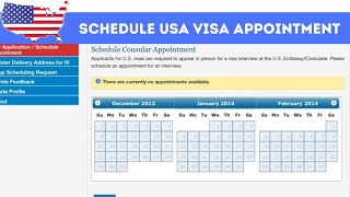 How to schedule USA Visa appointment online  Step by Step 2020 [upl. by Nireil]