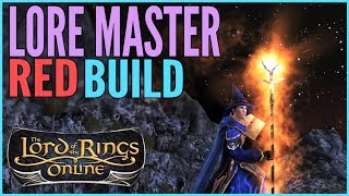 LOTRO Lore Master Guide Red Line Trait Build  LevelingDPS [upl. by Nonez]