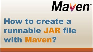 How to create a runnable JAR file with Maven  How to make an executable jar in Maven [upl. by Conyers716]