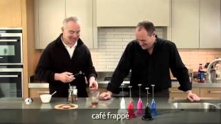 How to make a frappé coffee using an aerolatte milk frother [upl. by Dania582]