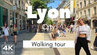 Lyon France 🇫🇷 Walking tour 4k [upl. by Yole795]