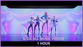 KDA  ALL MUSIC VIDEOS 1 Hour [upl. by Abigale65]