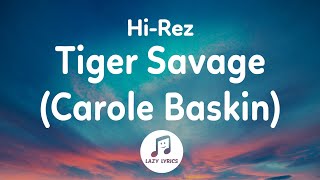 HiRez  Tiger Savage Carole Baskin Lyrics  carole baskin fed her husband wacked him tik tok [upl. by Ayeki]