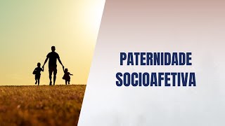 Paternidade socioafetiva [upl. by Aliled593]