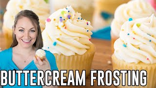 How to Make Vanilla Buttercream Frosting [upl. by Sheeran]