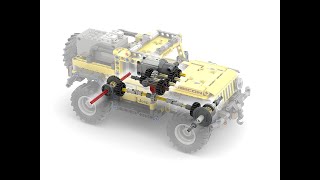 LEGO TECHNIC 42122 Full sus amp 4x4 RC MOD [upl. by Konstance656]