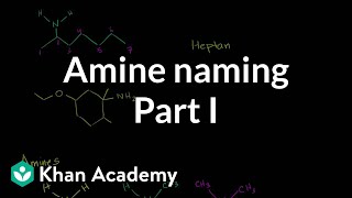 Amine naming introduction  Amines  Organic chemistry  Khan Academy [upl. by Tenneb]