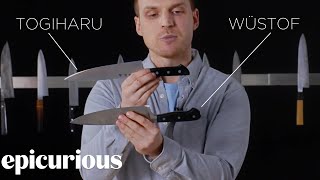 Knifemaker Explains The Difference Between Chefs Knives  Epicurious [upl. by Akeimahs]