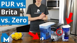 🥤 PUR vs Brita vs ZeroWater Filter Comparison — Whats the Best Tasting Water [upl. by Emera]