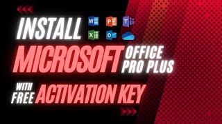 Microsoft Office ProPlus Installation With free activation key [upl. by Arlon]