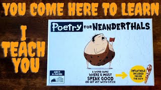 Poetry for Neanderthals  How to Play [upl. by Ahsimit]