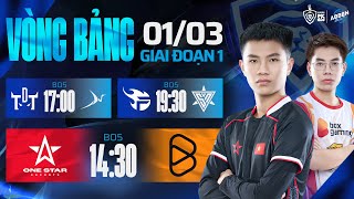 1S vs BOX  TDT vs BSS  FPT vs SPN  GĐ1  ABBEN ENERGY ĐTDV MÙA XUÂN 2025  0103 [upl. by Cirederf]