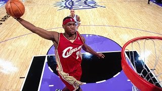 LeBron James First NBA Game [upl. by Ecnaiva836]