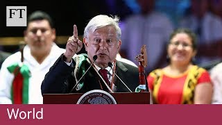 Andrés Manuel López Obrador sworn in as Mexican president [upl. by Bernardine]