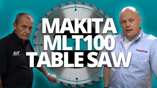 Makita MLT100 260mm Table Saw  Exclusive Toolstop Demo [upl. by Annavaj]