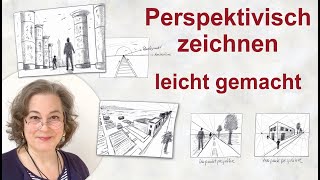 Perspektivisch zeichnen  leicht gemacht [upl. by Wolfort586]