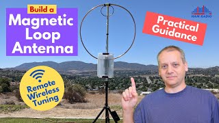 Build a Magnetic Loop Antenna with Remote Wireless Tuning  Practical Guidance [upl. by Satsoc]