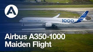 Airbus history made the A3501000 performs its successful maiden flight [upl. by Drummond]