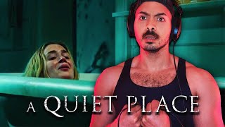 FIRST TIME WATCHING A QUIET PLACE REACTION [upl. by Jamison35]