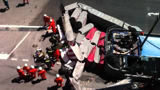 Perez crash F1 Monaco GP 2011 [upl. by Sholem70]