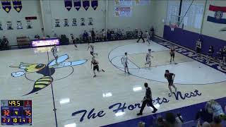 Hermitage High School vs Weaubleau High School Mens Varsity Basketball [upl. by Htebazila775]