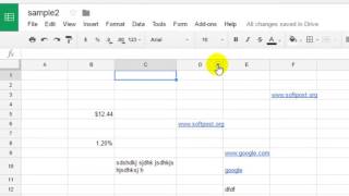 How to hide and unhide columns in Google spreadsheet [upl. by Ennovahs]