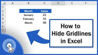 How to Hide Gridlines in Excel the Easy Way [upl. by Zara]